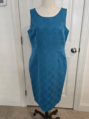Turquoise Textures: Jones Studio Separates Sheath Dress Size 12 $29/MSRP: $98